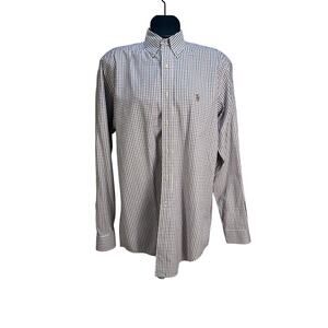 Ralph Lauren Yarmouth Cotton Button Down Shirt Vintage 90s